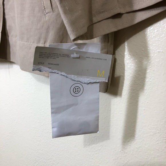 Liz Claiborne Silk Linen Blend Jacket - Picture 2 of 5